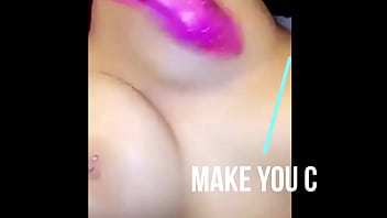 Teen brunette with big titts