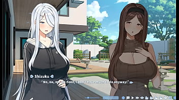 Summer clover harem hentai game ep 28 stepsis oneechan role play ends with a footjob