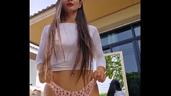 Trying on my new panties which ones did you like the most want the 18 version #asian #sexyasian #brunette #tattoo #pa