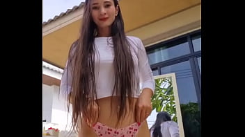 Trying on my new panties which ones did you like the most want the 18 version #asian #sexyasian #brunette #tattoo #pa