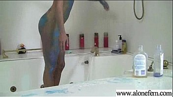 Camera catch sexy teen amateur girl masturbating video 21