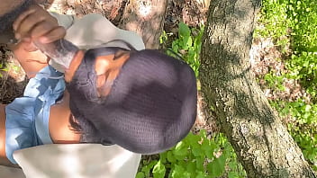 Public blowjob and the whole scene was very sloppy and slimy