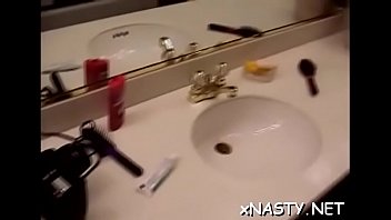 Stuffing her taut wet aperture