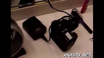 Stuffing her taut wet aperture