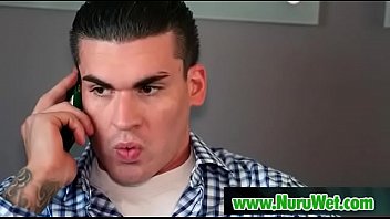 Busty masseuse gives nuru massage 12