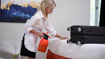 Petite blonde maid emma rosie gets her ass stretched with bbc gp3332