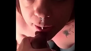 Cum dripping lips