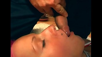 Babe gets bushy twat stuffed