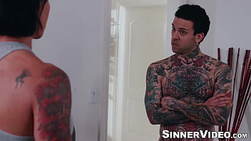 He plows into her hard and she enjoys every last inch of her pussy dripping for his hard cock until she milks him of his entire load