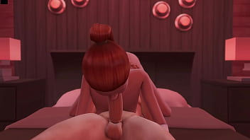 Step sister unexpectedly met brother on her knees so that his huge cock barely fit in her holes