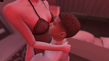 Step sister unexpectedly met brother on her knees so that his huge cock barely fit in her holes