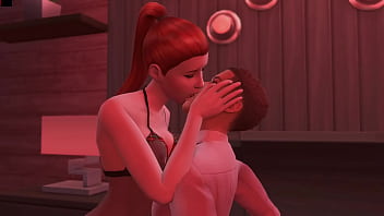 Step sister unexpectedly met brother on her knees so that his huge cock barely fit in her holes