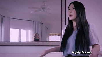 Asian milf and her bestie sharing studs dick freeuse style