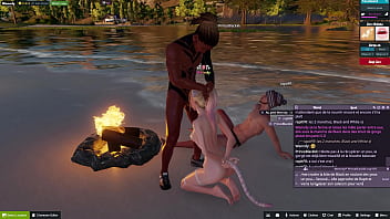 Je suce deux bonne bite en bord de mer