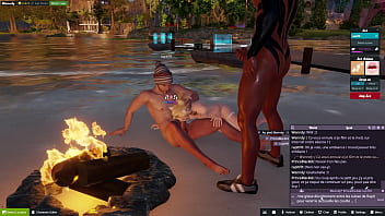 Je suce deux bonne bite en bord de mer