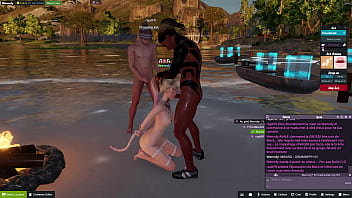 Je suce deux bonne bite en bord de mer