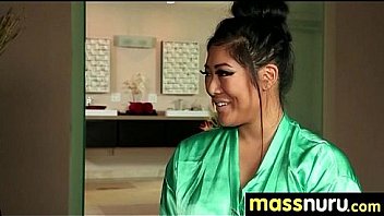 Nuru massage ends with a hot shower fuck 17