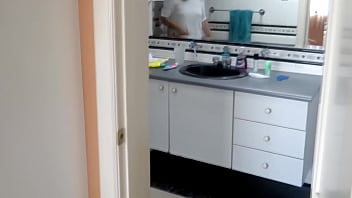 My hairy pussy is filled with cum huge cumshot from a huge cock delicious