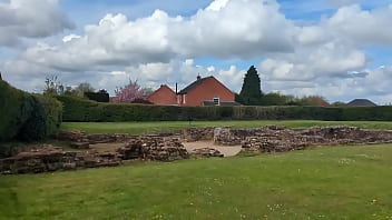 I found myself in a roman exercise hall on my run this morning i'm now heading for coventry to pick up teddy bears and sh