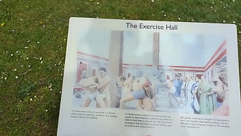 I found myself in a roman exercise hall on my run this morning i'm now heading for coventry to pick up teddy bears and sh