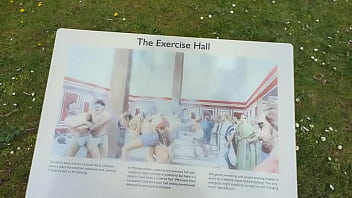 I found myself in a roman exercise hall on my run this morning i'm now heading for coventry to pick up teddy bears and sh