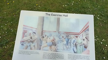 I found myself in a roman exercise hall on my run this morning i'm now heading for coventry to pick up teddy bears and sh