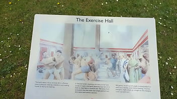I found myself in a roman exercise hall on my run this morning i'm now heading for coventry to pick up teddy bears and sh