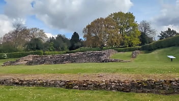 I found myself in a roman exercise hall on my run this morning i'm now heading for coventry to pick up teddy bears and sh