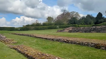 I found myself in a roman exercise hall on my run this morning i'm now heading for coventry to pick up teddy bears and sh