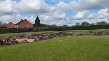 I found myself in a roman exercise hall on my run this morning i'm now heading for coventry to pick up teddy bears and sh