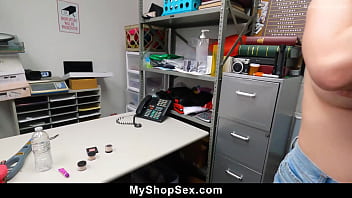 Security guard takes his job seriously stripping and searching a young thief myshopsex