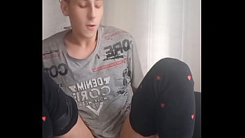 A hot twink cums multiple times while getting hard with a dildo then he destroys his ass until it prolapses