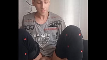 A hot twink cums multiple times while getting hard with a dildo then he destroys his ass until it prolapses