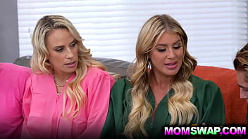 Stepsons learning how to fuck like a pro from stepmoms lolly dames and sadie rose