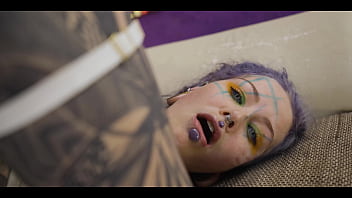 Tatted slut fucked deep in the ass only