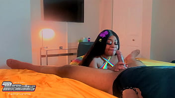 Drool spit and sloppy wet dick sucking at metromammis hq