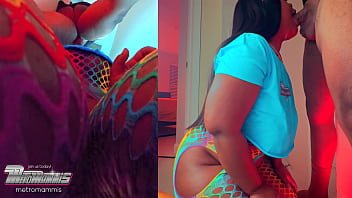 Drool spit and sloppy wet dick sucking at metromammis hq