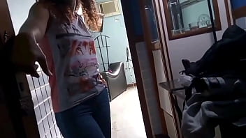 Camgirl paying off her husband's debts with her pussy