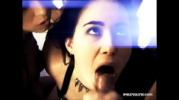 Brunette justine gets laid in an orgy during her first scene