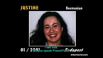 Brunette justine gets laid in an orgy during her first scene