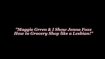 The sara jay maggie green & jenna fox's lesbian making out takes
