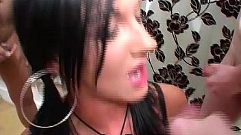 Chantelle foxx sucks cocks and takes facial cumshots