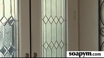 Hot babe soapy shower time 24