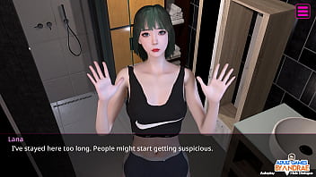 Ep2 lesbian show with luna and mion female anchor next door