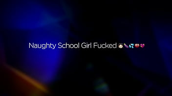 Cute russian red head with high socks and pretty pussy rough sex