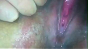 Playing with wet dripping pussy