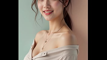 A glimpse of a thai girl looking radiant in a beautiful scene wearing a nice dress enjoy the visual charm