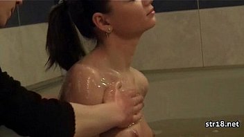 Sex goddess teenie banged hard