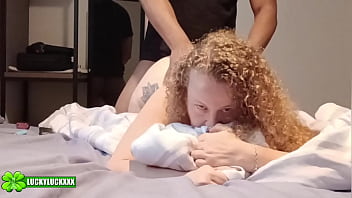 Lucky gurl kween bunny b sexy submissive bbw milf gets pounded doggystyle