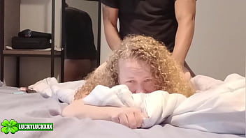 Lucky gurl kween bunny b sexy submissive bbw milf gets pounded doggystyle